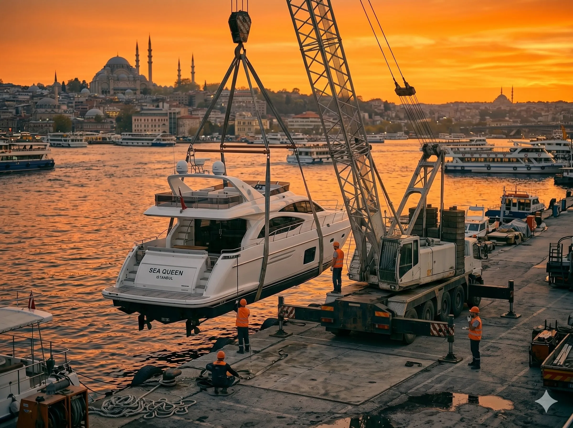 Tekne & Yat Taşıma — Plus Vinç İstanbul